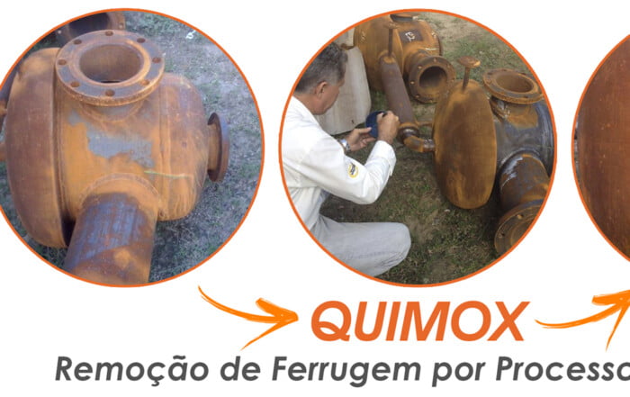 Banner - Remover ferrugem em cordão de solda com Quimox