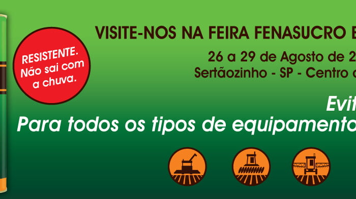 Fenasucro 2014 conta com lançamento do Protetivo Agro da Quimatic Tapmatic