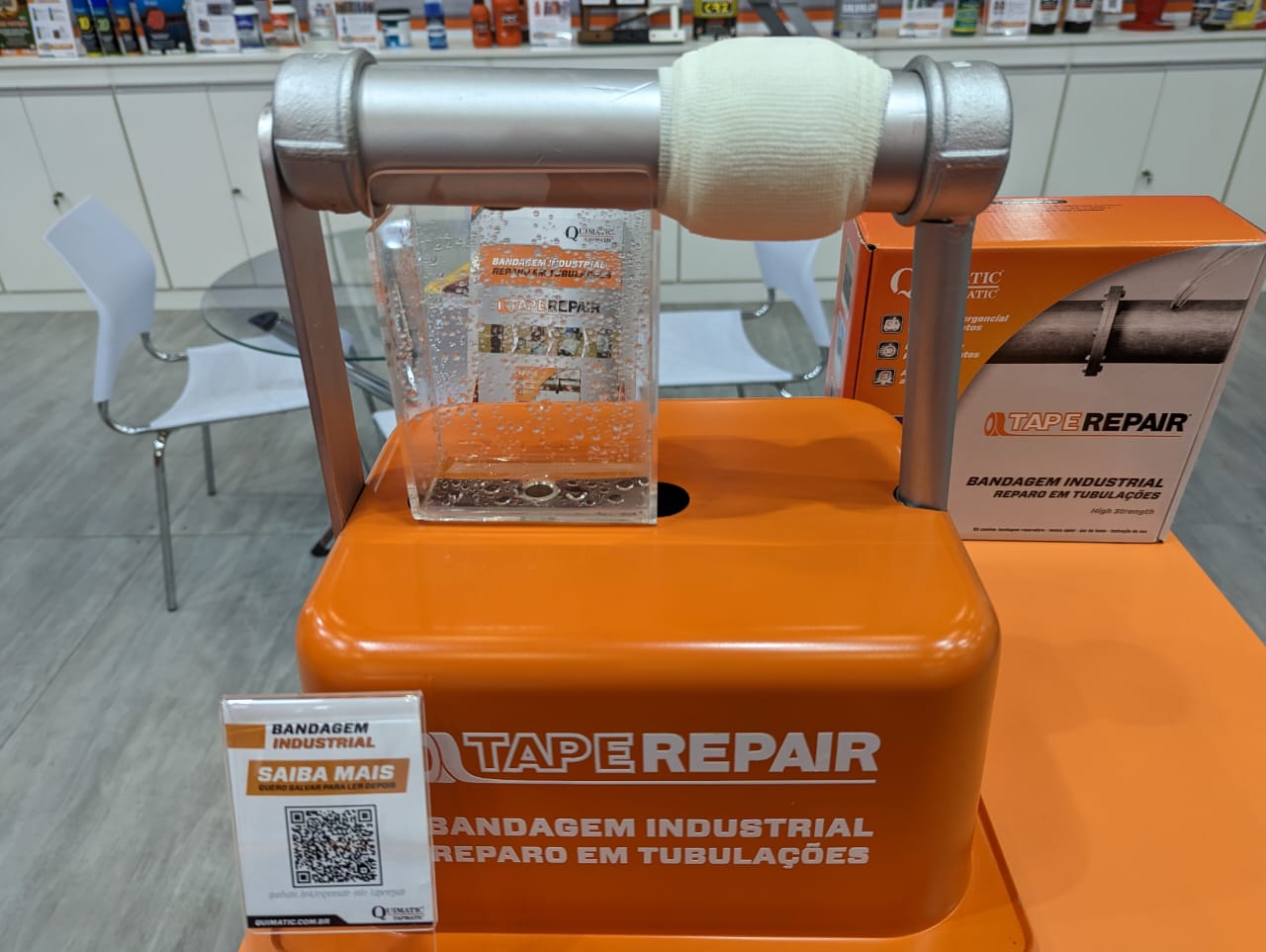 Taperepair. Para reparo emergencial de vazamentos