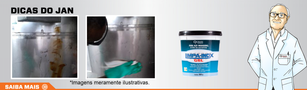 Como efetuar limpeza de contaminação de carbono em aço inox